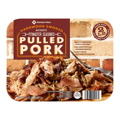 Family Size Hard Smoked Pulled Pork 2lbs./$9.99 Per Pound (Best Value Buy)