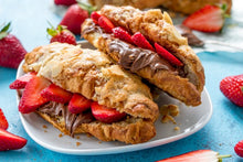 Load image into Gallery viewer, Strawberry & Hazelnut Nutella Crossiant Combo