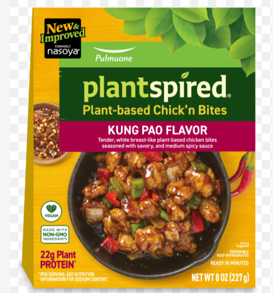 Pulmuone Plantspired Kung Pao Flavor Plant-based Chick’n Bites, 8 oz (227 g)