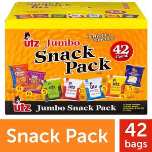 UTZ - Jumbo Variety Pack - 42/1 oz. pkgs/ $0.70 each (Great Value Buy)