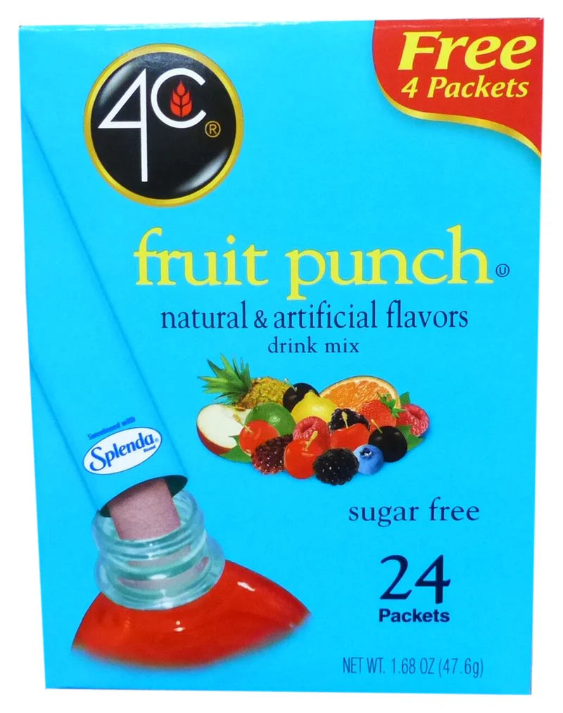 4c Fruit Punch Drink Mix 24pk