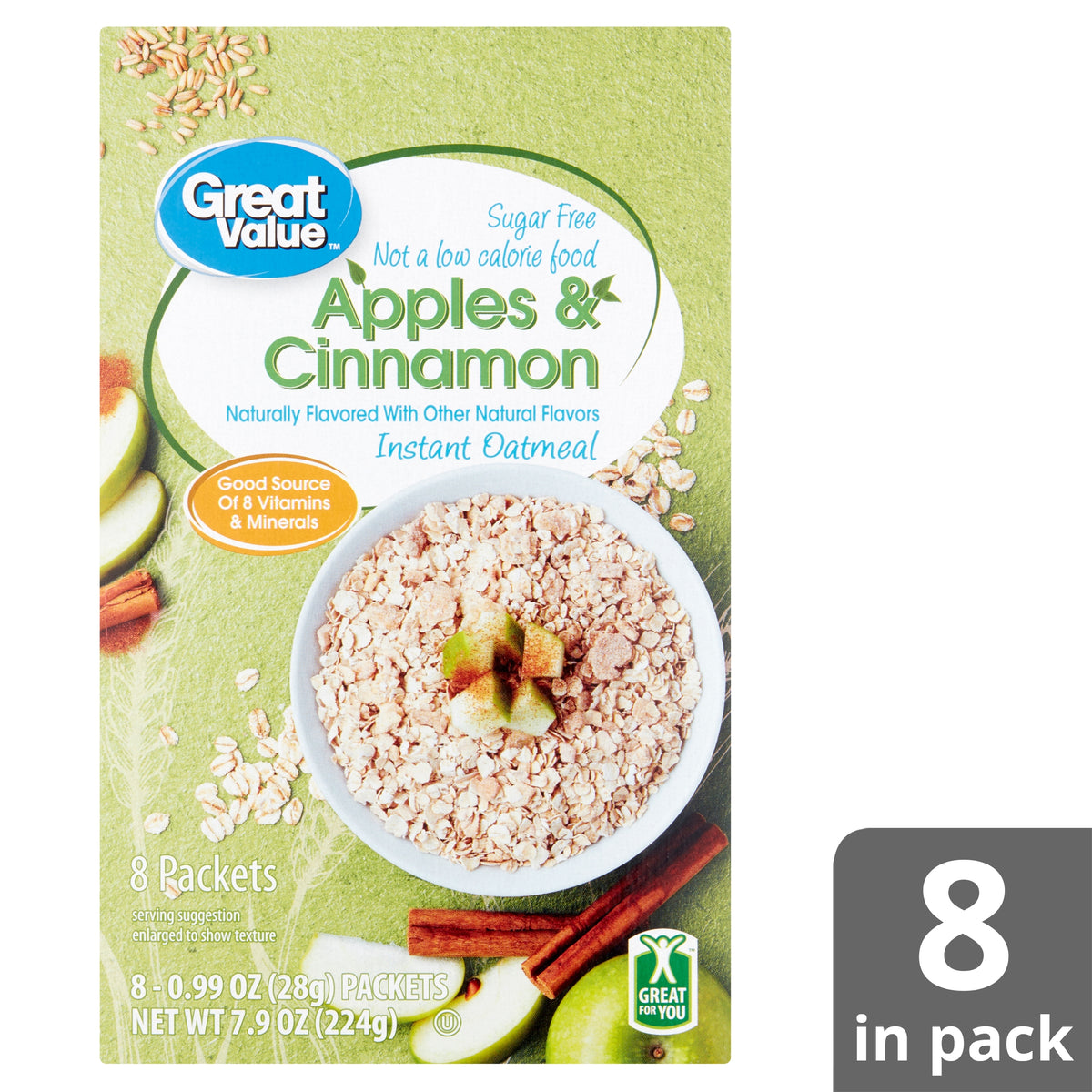 Apples and Cinnamon Instant Oatmeal