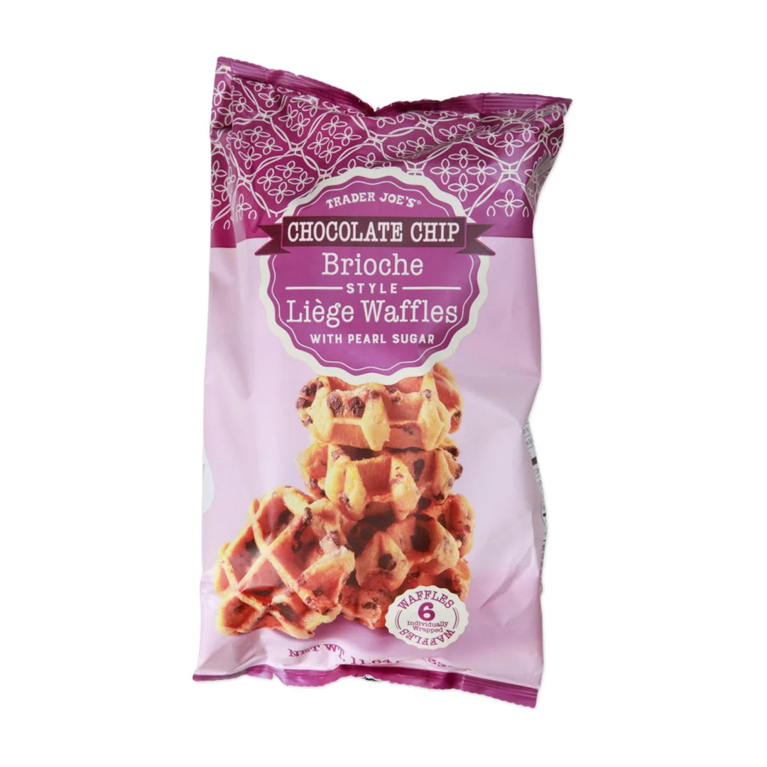 Chocolate Chip Brioche Style Liège Waffles