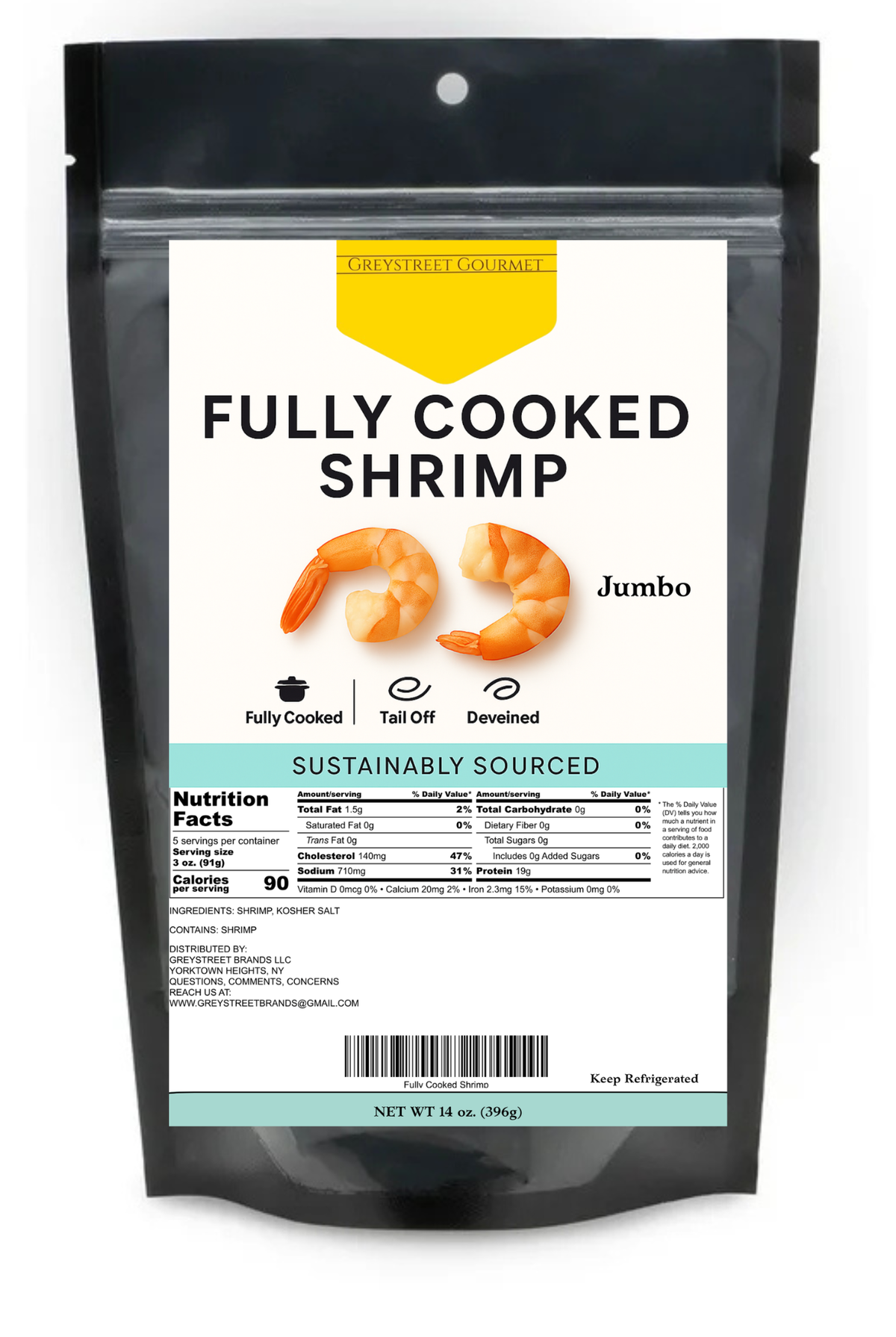 NEW - Jumbo Fully Cooked Shrimp