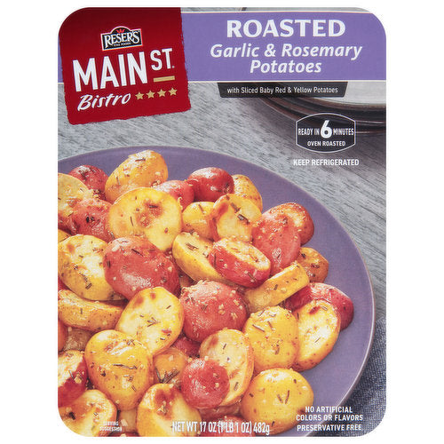 Garlic & Rosemary Roasted Potatoes ( Serves 3)