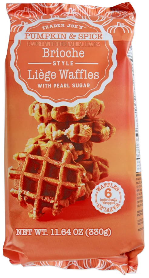 Pumpkin & Spice Brioche Style Liège Waffles