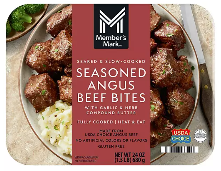 Seasoned Angus Beef Bites with Garlic and Herb Compound Butter (Family Size)