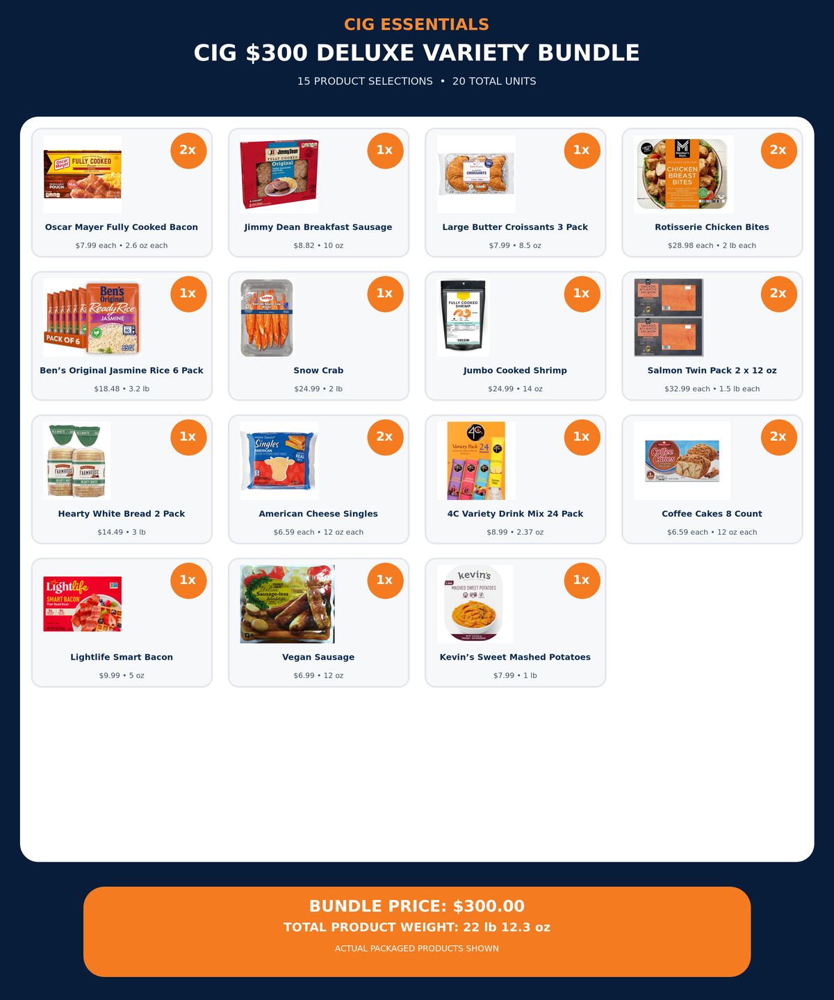 CIG 300 Deluxe Variety Bundle - CIG Essentials