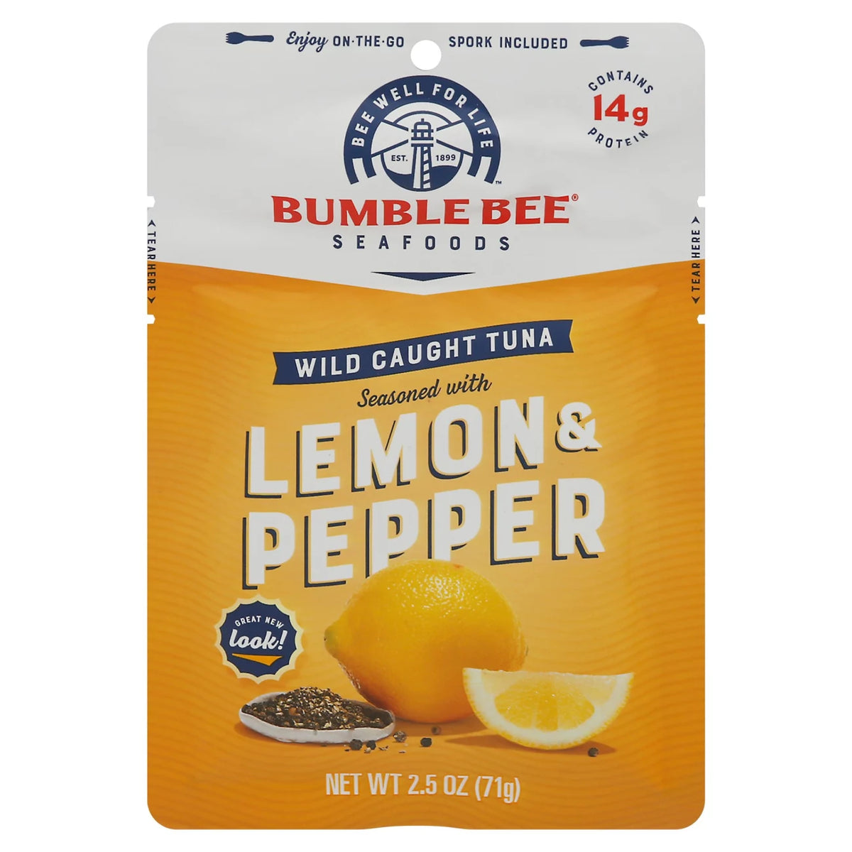 Bumble Bee Lemon Pepper Seasoned Tuna (Stay Fresh Pouch)