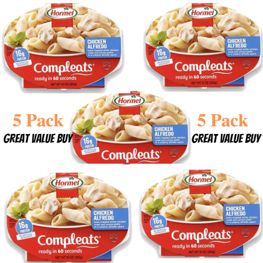 Hormel Compleat's Chicken Alfredo Meal 5ct. (Great Value Buy)