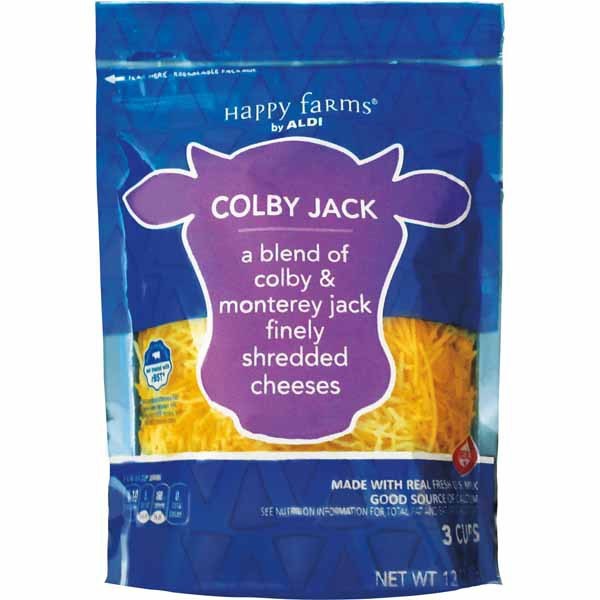 Colby Jack Shredded Cheese (Great Value Buy) No Mess