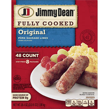 Jimmy Dean Original Sausage 48ct. (Jumbo Box)