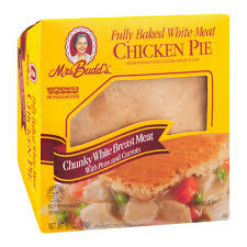 Mrs. Budd's Fully Baked Chicken Pie, (4 pk./9 oz. each) 2.5 lbs.