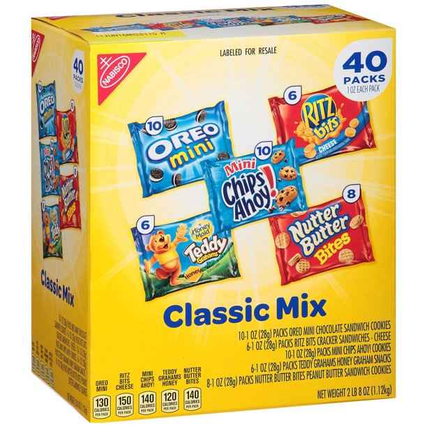 Nabisco Classic Mix Variety Pack 40ct. (Great Monthly Value Buy)